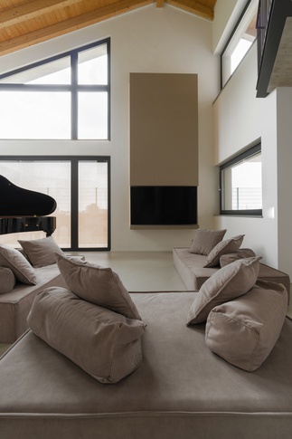 Open Space in stile soft industrial di 60 di Simona Fogalesi interior designer