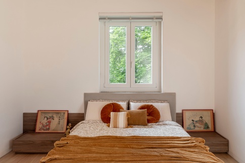 Camera da Letto in stile contemporaneo di 18 di Caterina Scamardella Architetto