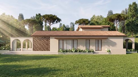 Terrazza in stile contemporaneo di 43 di EmmePi Architettura