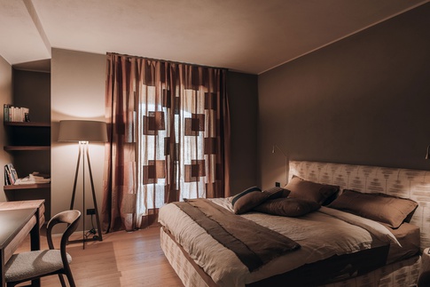 Camera da Letto in stile scandinavo di 22 di Annalisa Carli Architetto