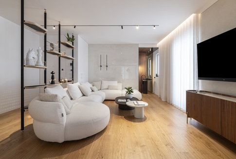 Open Space in stile contemporaneo di 52 di Francesco Cardano Interior Designer Open Space in stile contemporaneo di 52 di Francesco Cardano Interior Designer