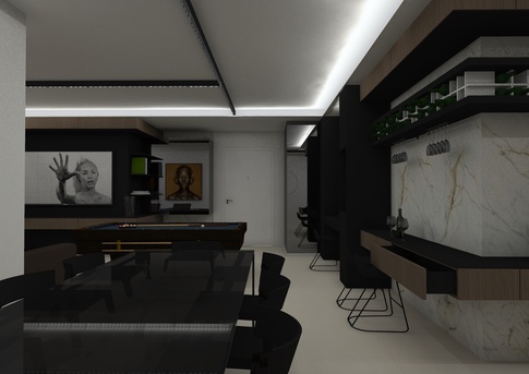 Soggiorno in stile contemporaneo di 40 di IMA STUDIO