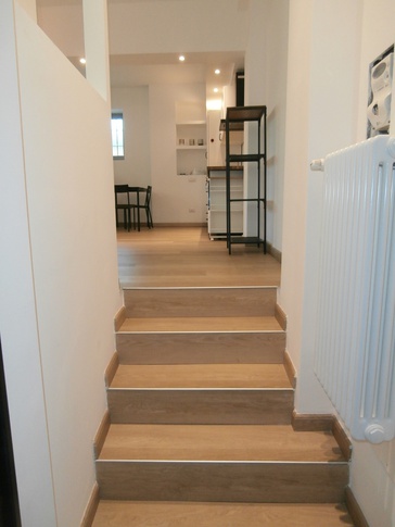 Open Space in stile contemporaneo di 40 di Architetto Tornaghi Simona