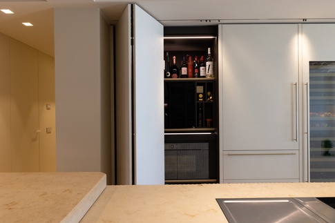 Cucina in stile contemporaneo di 110 di Abitacolo Interni