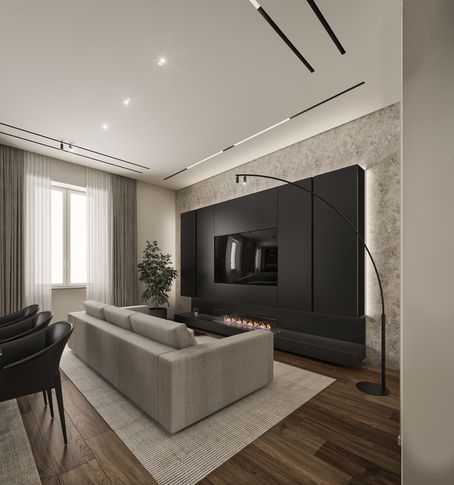 Open Space in stile contemporaneo di 90 di kkarchitecture