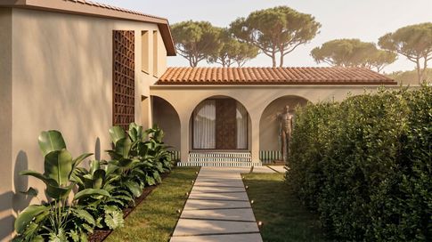Terrazza in stile contemporaneo di 43 di EmmePi Architettura