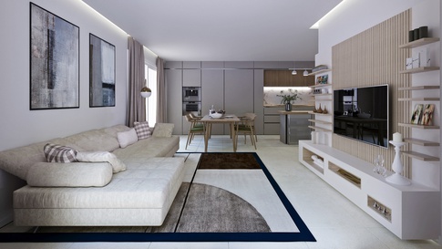 Open Space in stile contemporaneo di 40 di ITArch Interiors Open Space in stile contemporaneo di 40 di ITArch Interiors