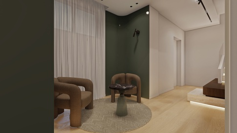 Ingresso in stile contemporaneo di 15 di Areadieci architettura