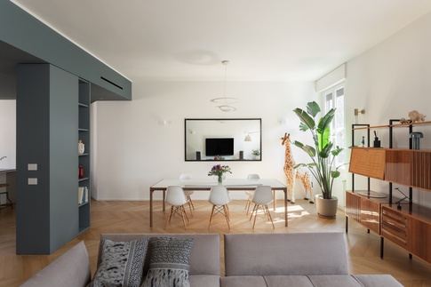 Sala da Pranzo in stile contemporaneo di 12 di TGA_Studio