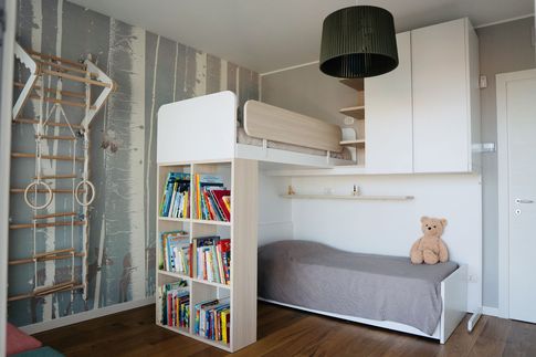 Cameretta Bambini in stile contemporaneo di 15 di Rinnova Home 3d