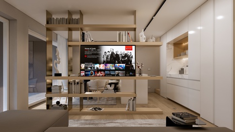 Open Space in stile contemporaneo di 33 di 1507 Interior studio Open Space in stile contemporaneo di 33 di 1507 Interior studio