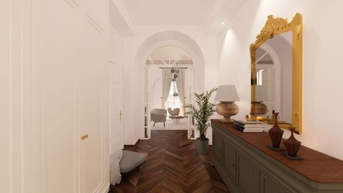 Ingresso in stile classico di 13 di Studio LABventinove