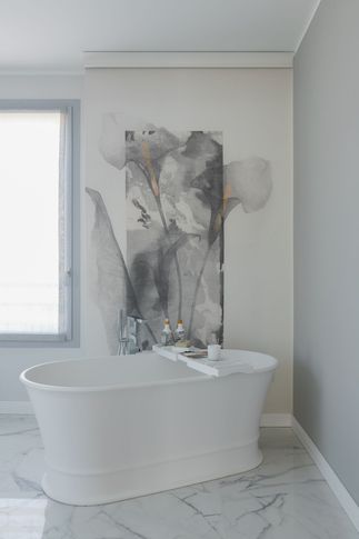 Bagno in stile contemporaneo di 25 di Silvana Barbato Bagno in stile contemporaneo di 25 di Silvana Barbato