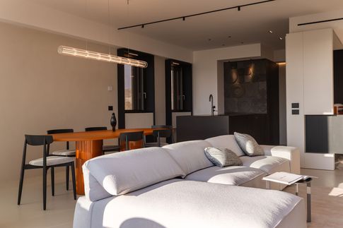 Open Space in stile moderno di 45 di Alessandro Magno Studio