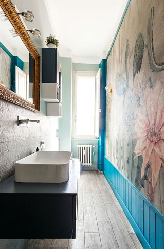 Bagno in stile vintage di 5 di Equus Architects