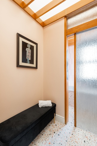 Bagno in stile vintage di 7 di Laura Mapelli Architetto