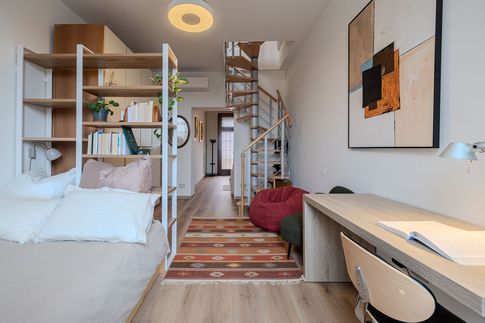 Camera da Letto in stile contemporaneo di 17 di Architetto Tornaghi Simona