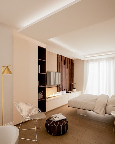 Camera da Letto in stile contemporaneo di 35 di Caterina Scamardella Architetto