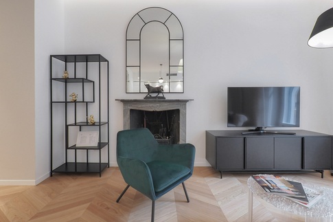 Open Space in stile glamour di 40 di Desearq studio - architettura e interior design