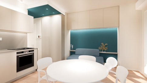 Open Space in stile moderno di 18 di MICHELE VOLPI STUDIO INTERIOR DESIGN