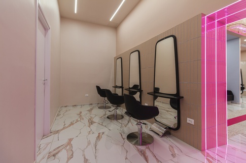 Open Space in stile pop art di 80 di Carusone D+B
