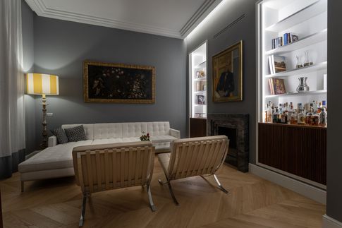 Soggiorno in stile eclettico di 18 di Architetto Francesco Franchini Soggiorno in stile eclettico di 18 di Architetto Francesco Franchini