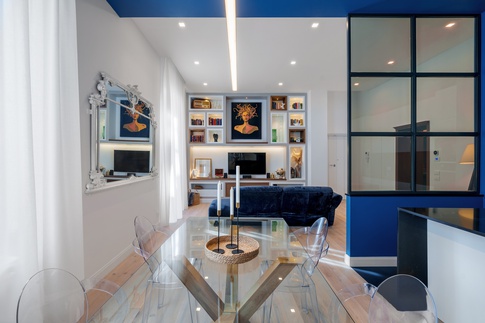 Open Space in stile contemporaneo di 35 di X1Architettura