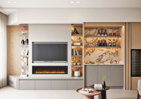 Open Space in stile japandi di 40 di Arcangelo Primato Open Space in stile japandi di 40 di Arcangelo Primato