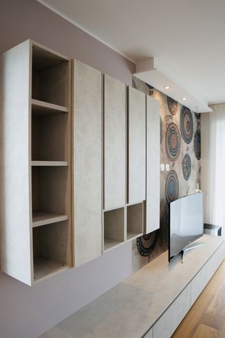 Open Space in stile contemporaneo di 34 di Rinnova Home 3d