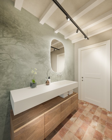 Bagno in stile moderno di 6 di MICHELE VOLPI STUDIO INTERIOR DESIGN