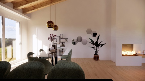 Open Space in stile moderno di 61 di JZ Home Emotions