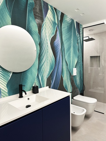 Bagno in stile contemporaneo di 8 di areadieci