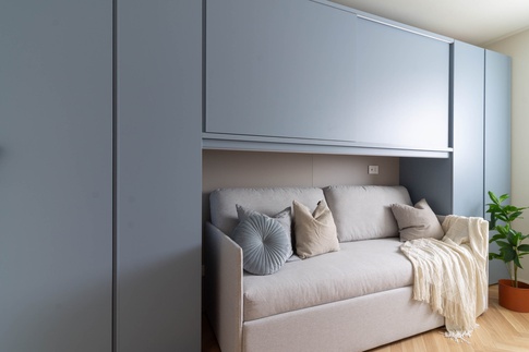 Camera da Letto in stile contemporaneo di 9 di STUDIO CREATIONS - Roberta Tricarico A & D