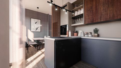 Cucina in stile contemporaneo di 15 di Studio LABventinove
