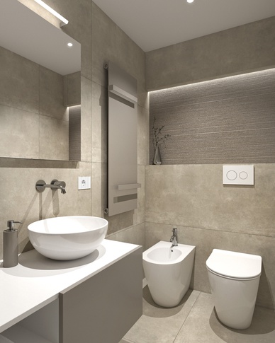 Bagno in stile contemporaneo di 4 di doppiozero interior Bagno in stile contemporaneo di 4 di doppiozero interior