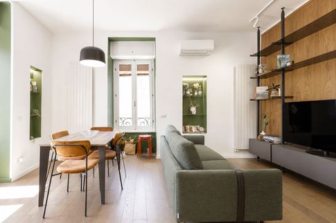 Open Space in stile contemporaneo di 35 di Desearq studio - architettura e interior design