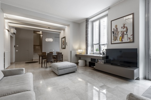 Open Space in stile contemporaneo di 40 di ARCHLab