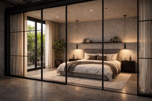 Open Space in stile industriale di 250 di Alessia Berti