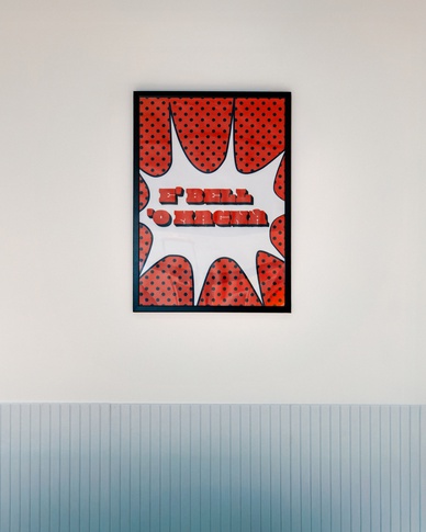 Ingresso in stile pop art di 60 di Name Studio Ingresso in stile pop art di 60 di Name Studio