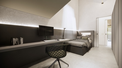 Cameretta Bambini in stile urban di 14 di Simona Fogalesi interior designer