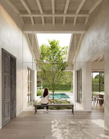 Ingresso in stile naturale di 13 di EmmePi Architettura Ingresso in stile naturale di 13 di EmmePi Architettura