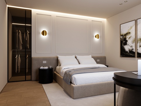 Camera da Letto in stile moderno di 17 di doppiozero interior