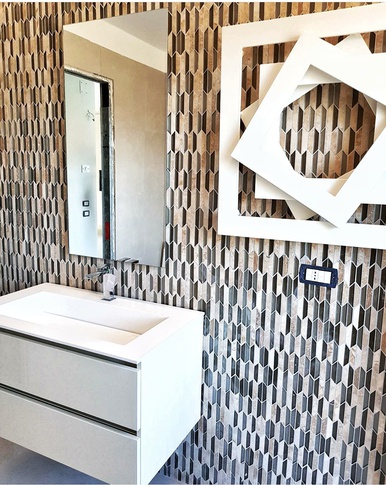 Bagno in stile moderno di 4 di Carmen Ragosta