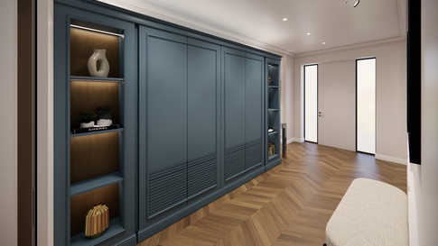 Ingresso in stile contemporaneo di 14 di Studio Gaetano Riccardelli