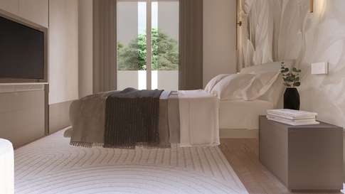 Camera da Letto in stile contemporaneo di 14 di Melissa Domenici Architetto