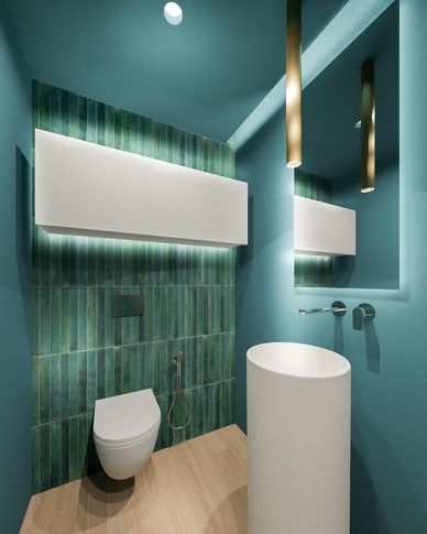 Bagno in stile minimal di 3 di MICHELE VOLPI STUDIO INTERIOR DESIGN Bagno in stile minimal di 3 di MICHELE VOLPI STUDIO INTERIOR DESIGN