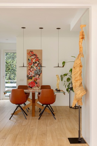 Soggiorno in stile contemporaneo di 65 di Caterina Scamardella Architetto