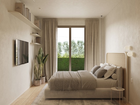 Camera da Letto in stile contemporaneo di 25 di EmmePi Architettura