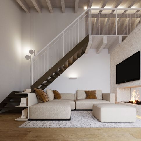 Open Space in stile contemporaneo di 50 di Ilaria HomeDesign