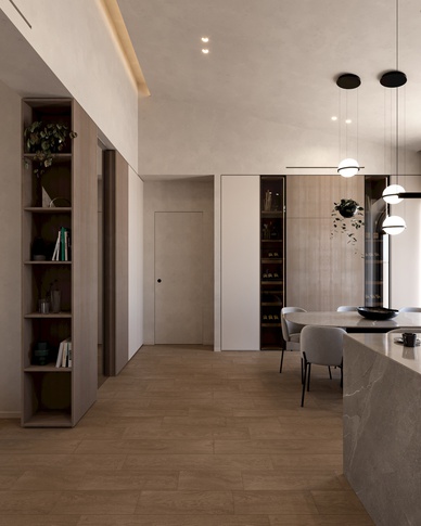 Open Space in stile moderno di 45 di doppiozero interior Open Space in stile moderno di 45 di doppiozero interior